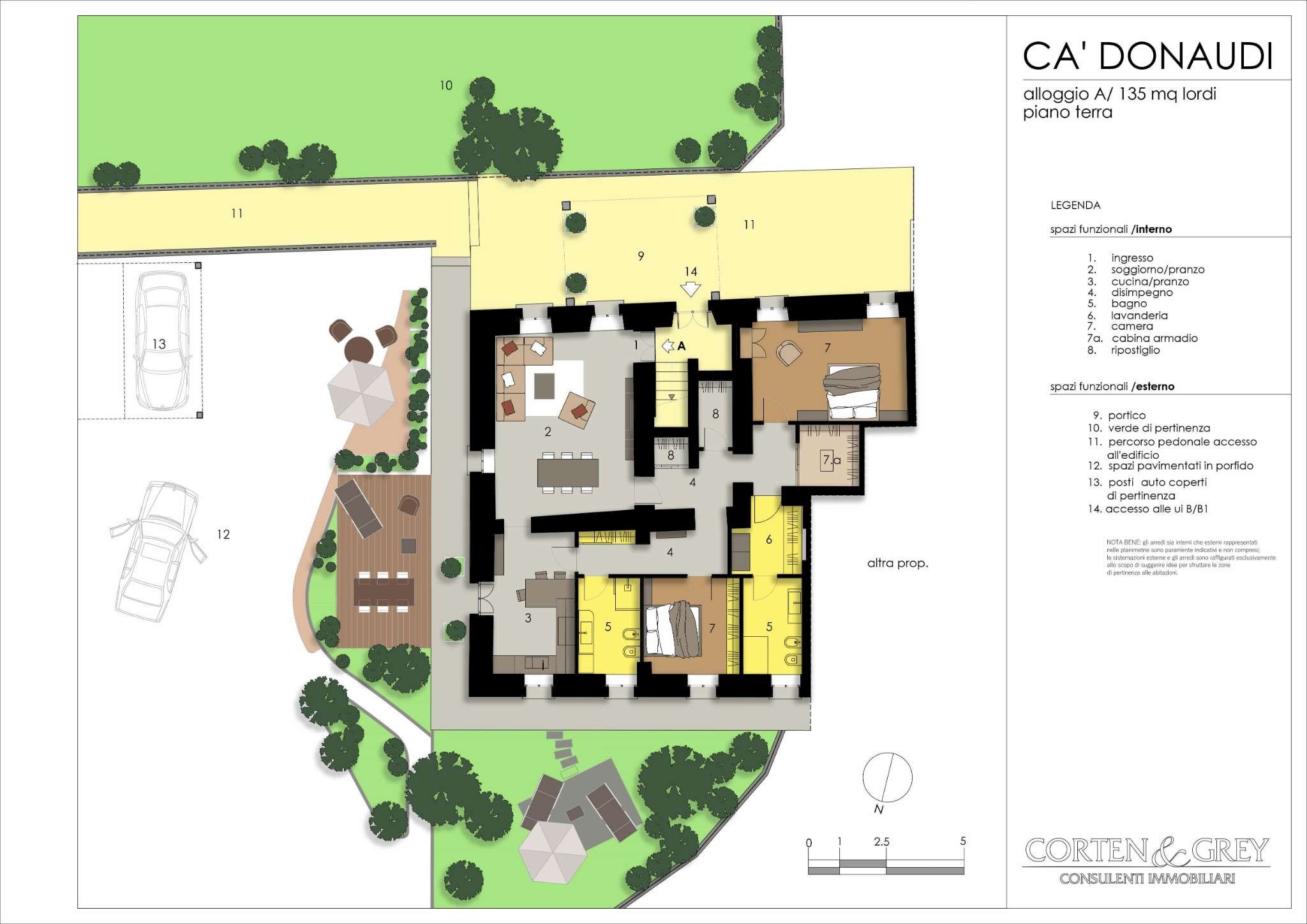 tipoa_100 - Quadrilocale via Donaudi, Castiglione Torinese - planimetria 1