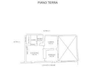 planimetria - Bilocale via Santo Stefano, Bologna (zona Centro Storico) - foto 27