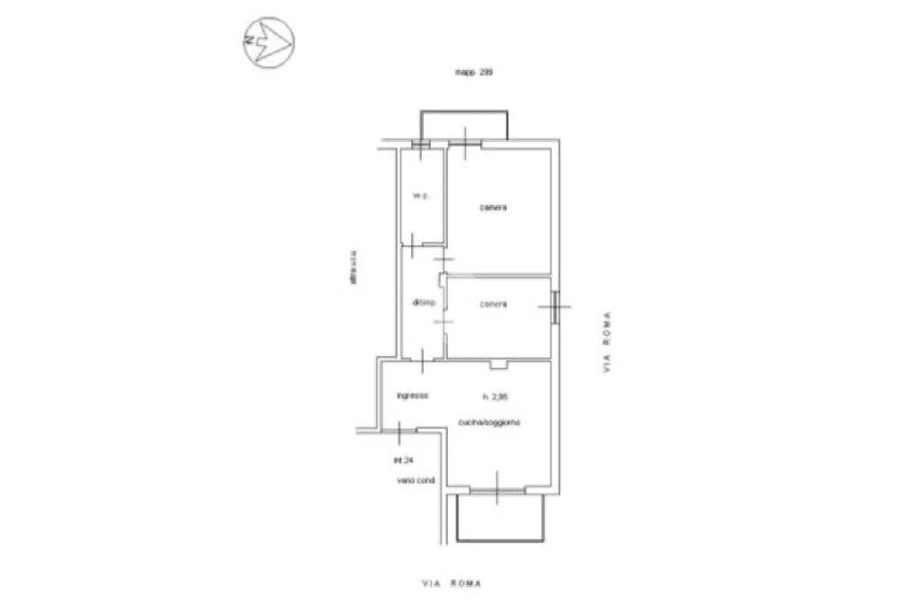 Trilocale Via Monaco, Laigueglia - planimetria 1