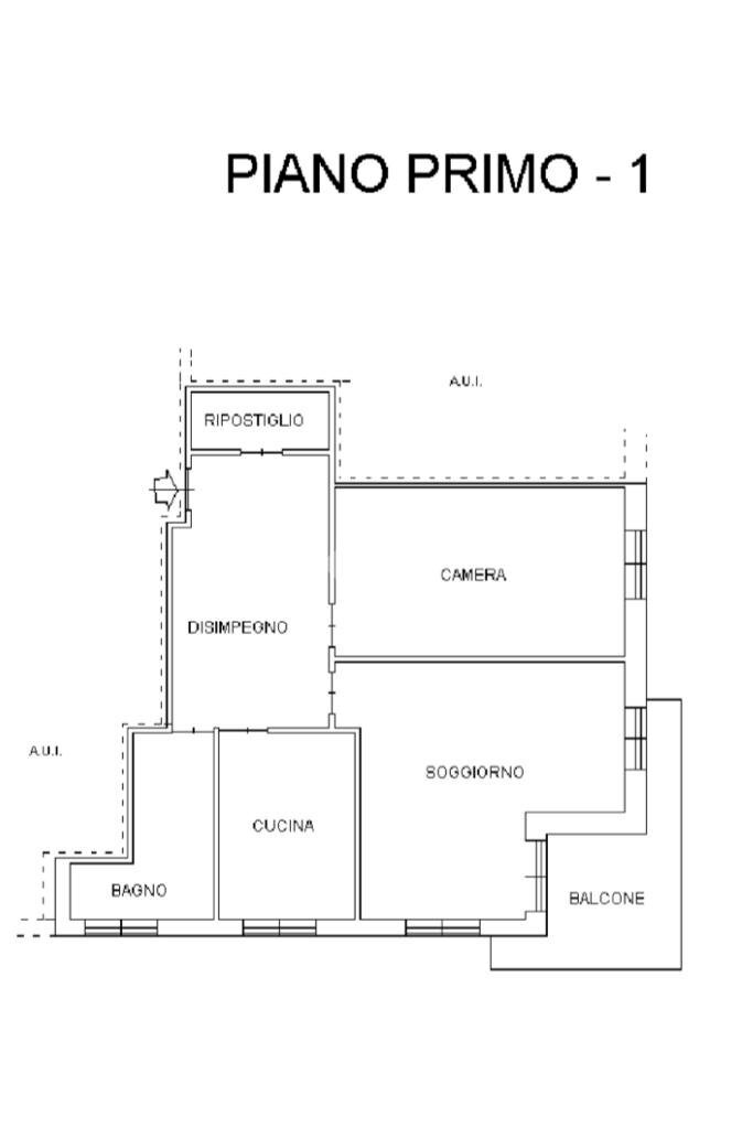 Four-room apartment Via Leonardo Da Vinci, Alassio - floor plans 1