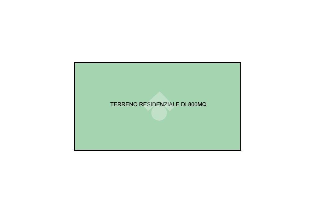 Terreno edificabile Via Paganini, Poggio Torriana - planimetria 1