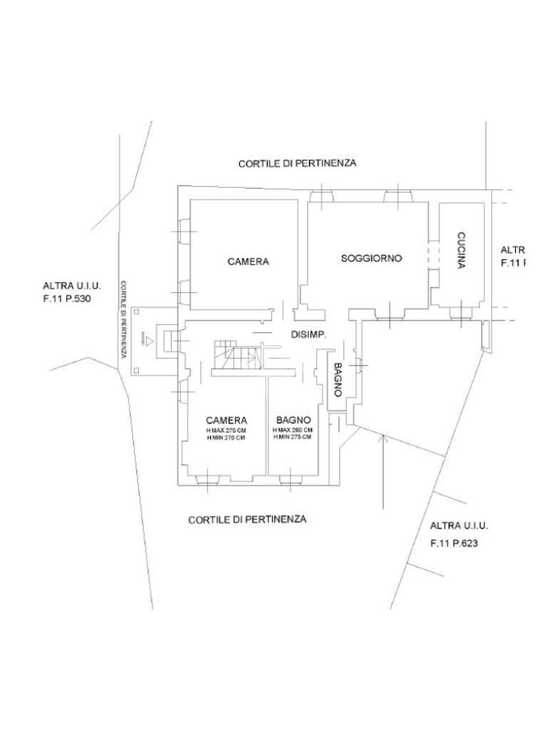 Casa indipendente Via Maria Goretti, San Mauro Torinese - planimetria 1