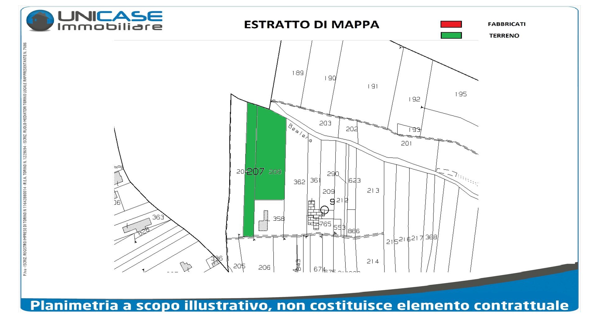 Terreno agricolo Via Generale Alfredo Colombini, 26, San Secondo di Pinerolo - planimetria 1