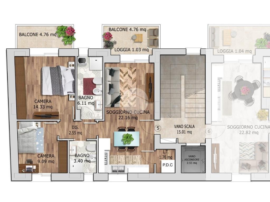 Trilocale Via Giacomo Lettieri, Rimini - foto 2