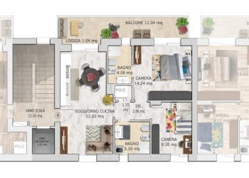 Trilocale Via Giacomo Lettieri, Rimini - foto 1