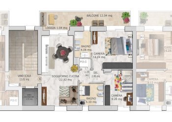 Trilocale Via Giacomo Lettieri, Rimini - foto 9