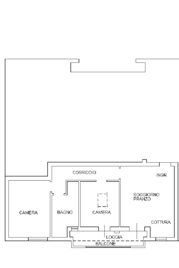 Trilocale Via rimini, San Mauro Pascoli - planimetria 1