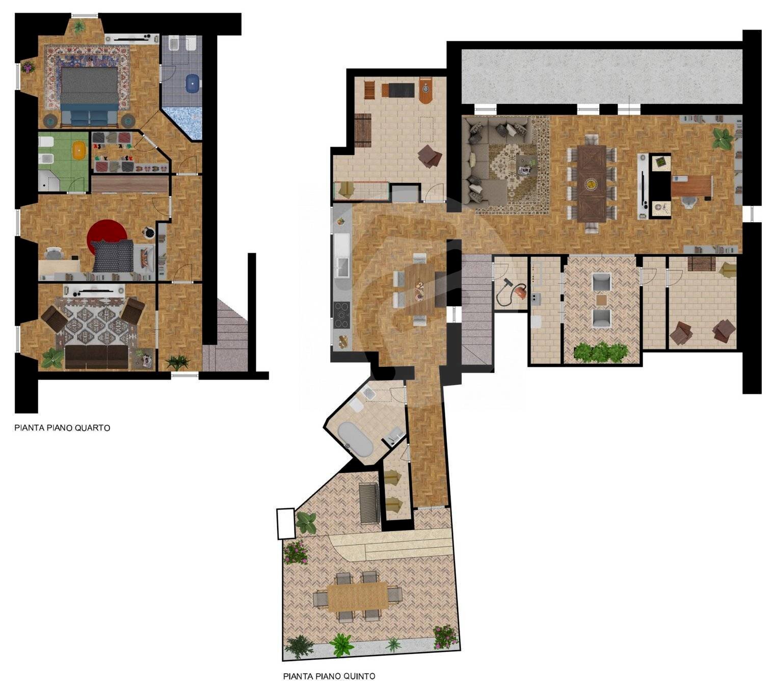 Foto 47 - Apartment VIA MILITE IGNOTO
 
5, Alassio - floor plans 1
