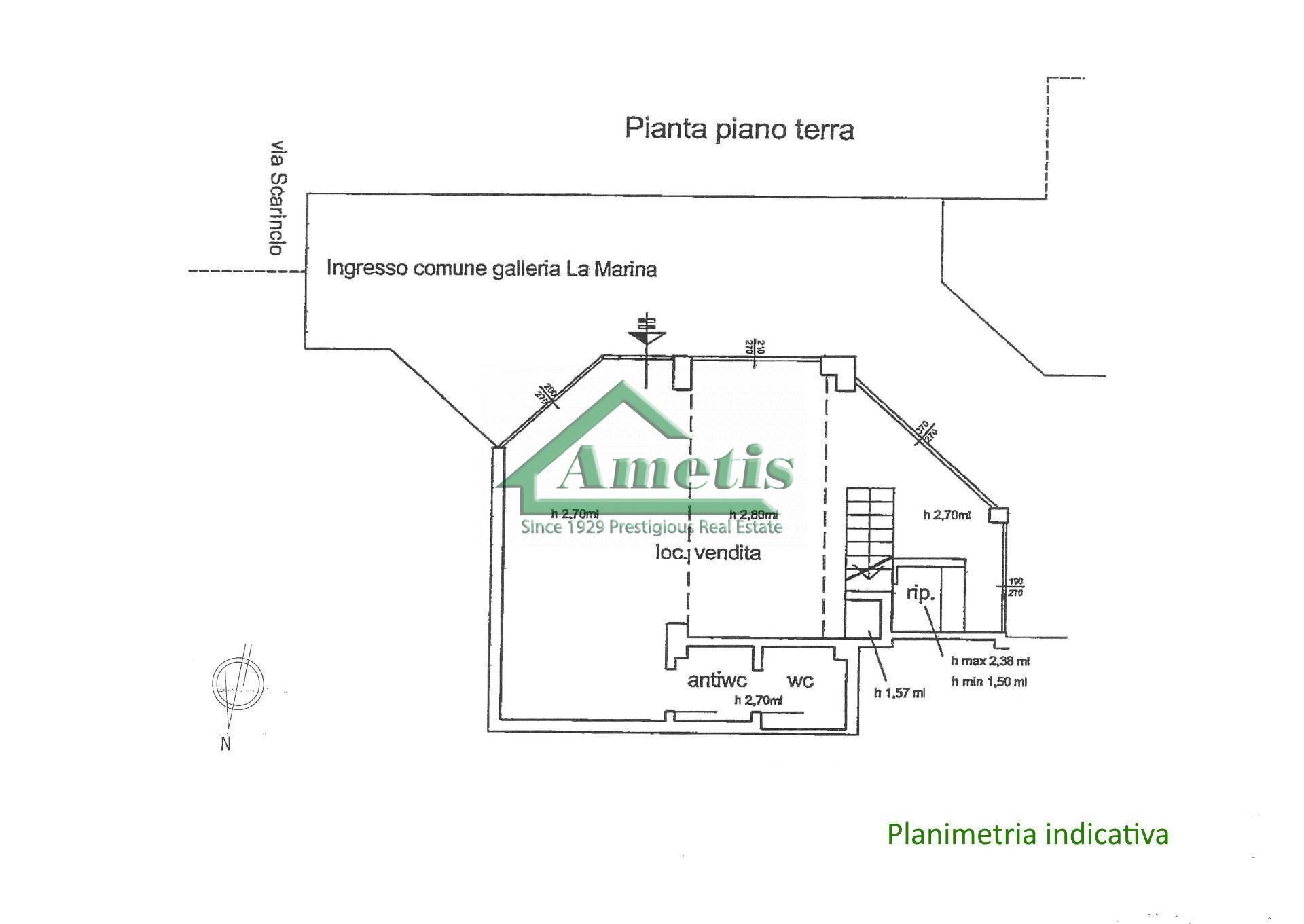 Foto 15 - Locale Commerciale Via Rambaldo, Imperia - planimetria 1