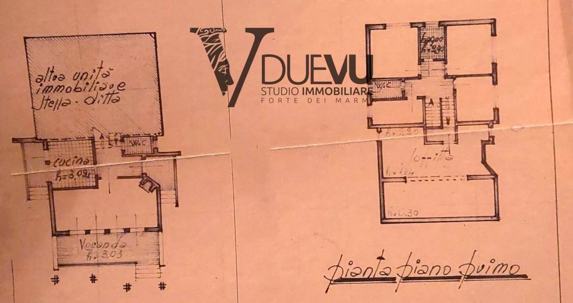 Foto 27 - Independent house Via Francesco Carrara, Forte dei Marmi - floor plans 1