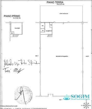 Foto 10 - Capannone Via Enrico Fermi
 
37, Grassobbio - planimetria 1