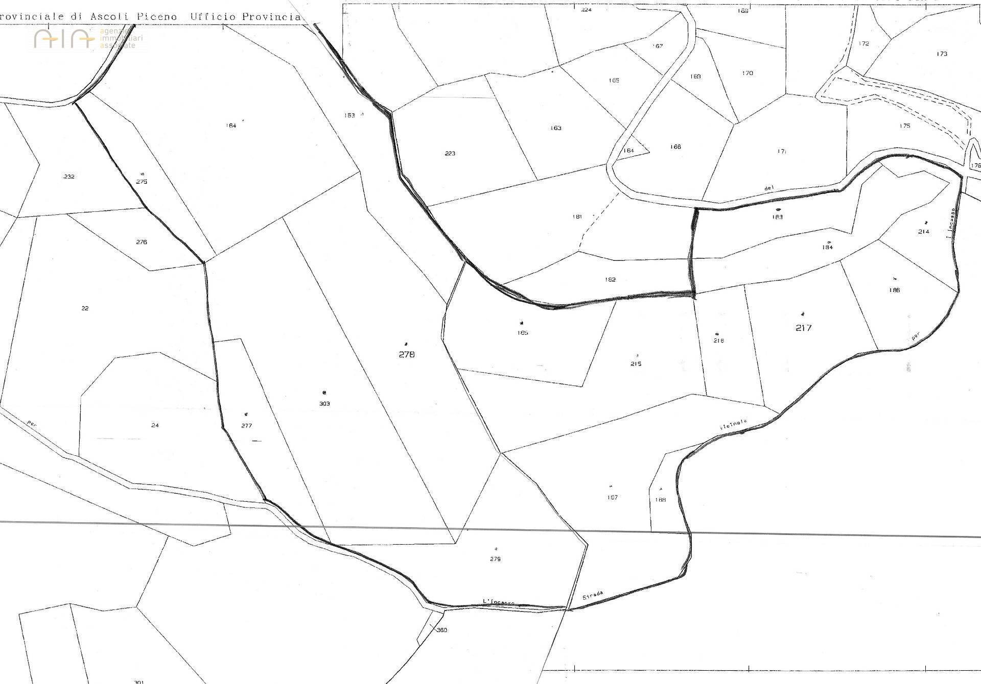 Foto 7 - Terreno agricolo Strada Prov. 83 (Cerretana), Montefortino - planimetria 1