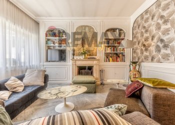 Salone Camino - Villa a Schiera Via Francesco Bartolomeo Rastrelli
42, Roma - foto 11