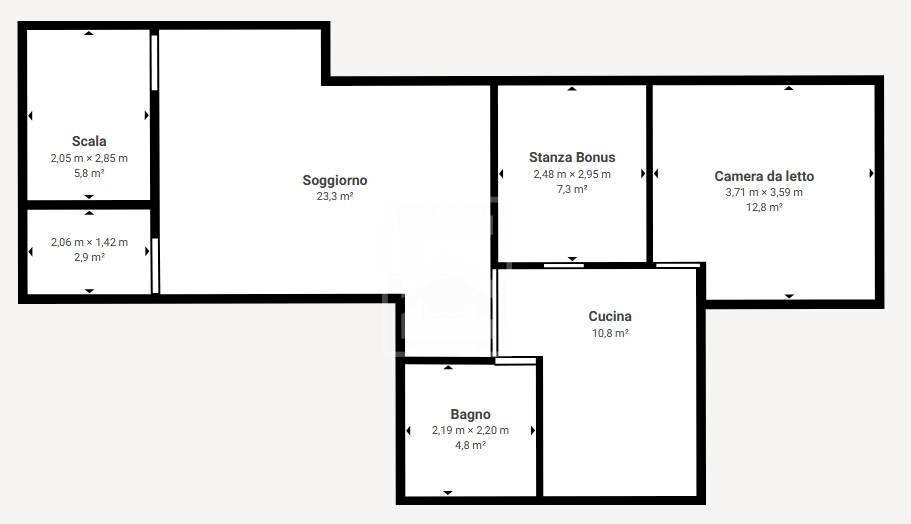 Foto 29 - Trilocale Via Verona
 
147, Sirmione - planimetria 1