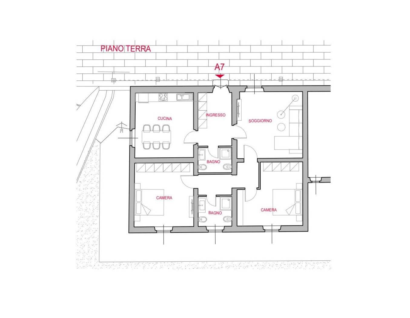 Foto 21 - Quadrilocale via Santa Zanobi
 
1, Scandicci - planimetria 1