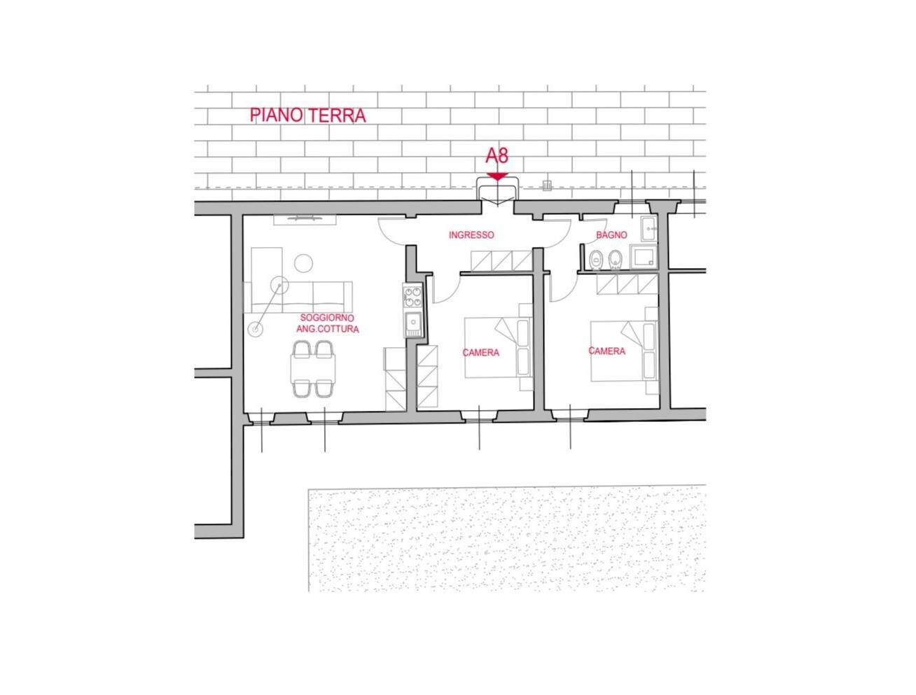 Foto 20 - Trilocale via Santa Zanobi
 
1, Scandicci - planimetria 1