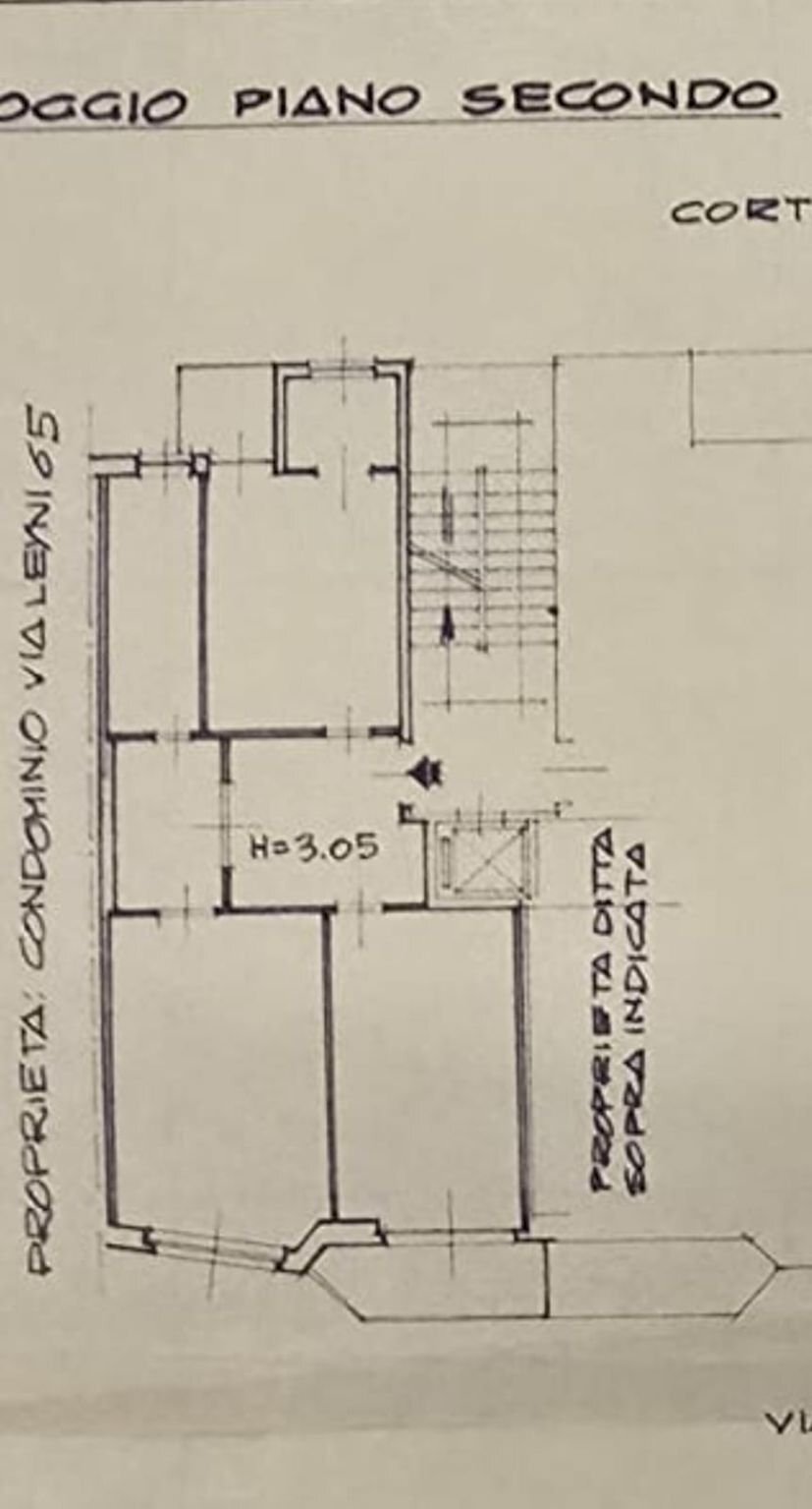 Three-room apartment via Leinì, 67, Torino - floor plans 1