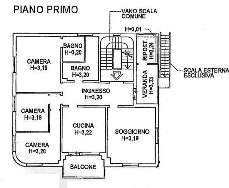 Apartment Bologna - floor plans 1