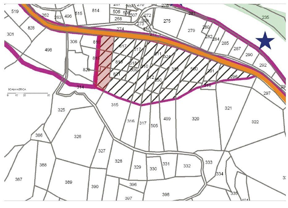 Terreno edificabile Frazione Vobbietta, 8, Isola del Cantone - planimetria 1