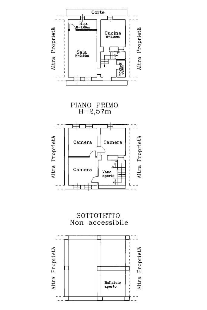 Casa semi indipendente Frazione capomosso, Valdilana - planimetria 1