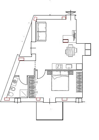 Trilocale Montelupo Fiorentino - planimetria 1