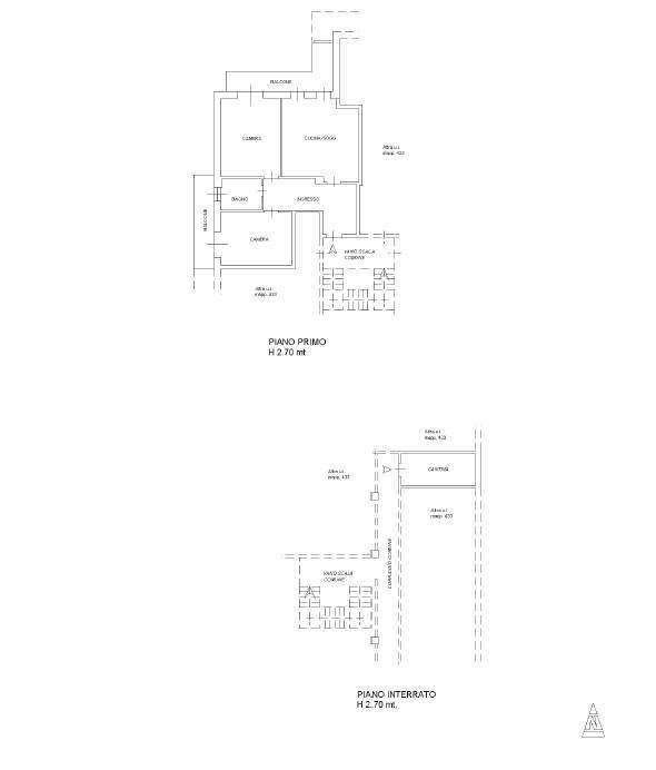 Trilocale Via Cretier 14, Verrès - planimetria 1