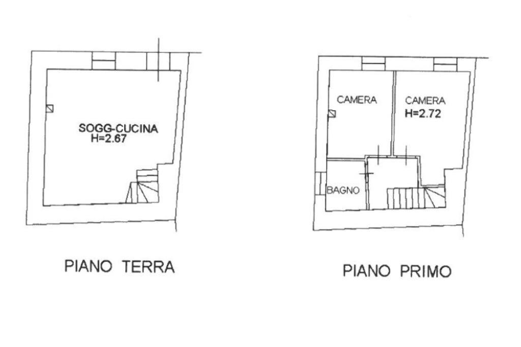 Casa semi indipendente Via capanne, Tavoleto - planimetria 1