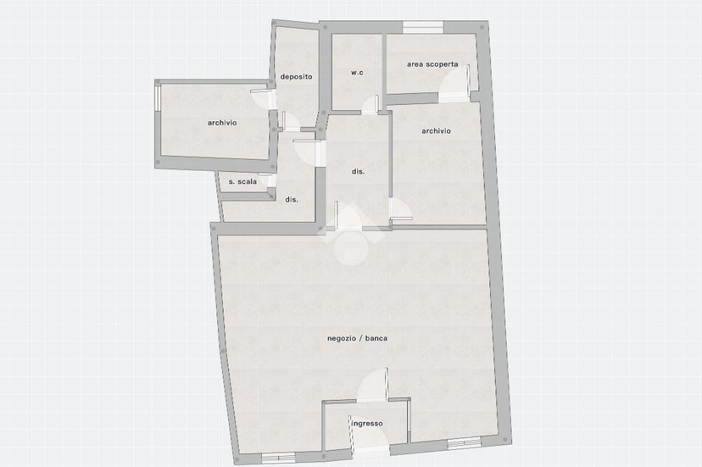 Quadrilocale Piazza Malatesta, Verucchio - planimetria 1