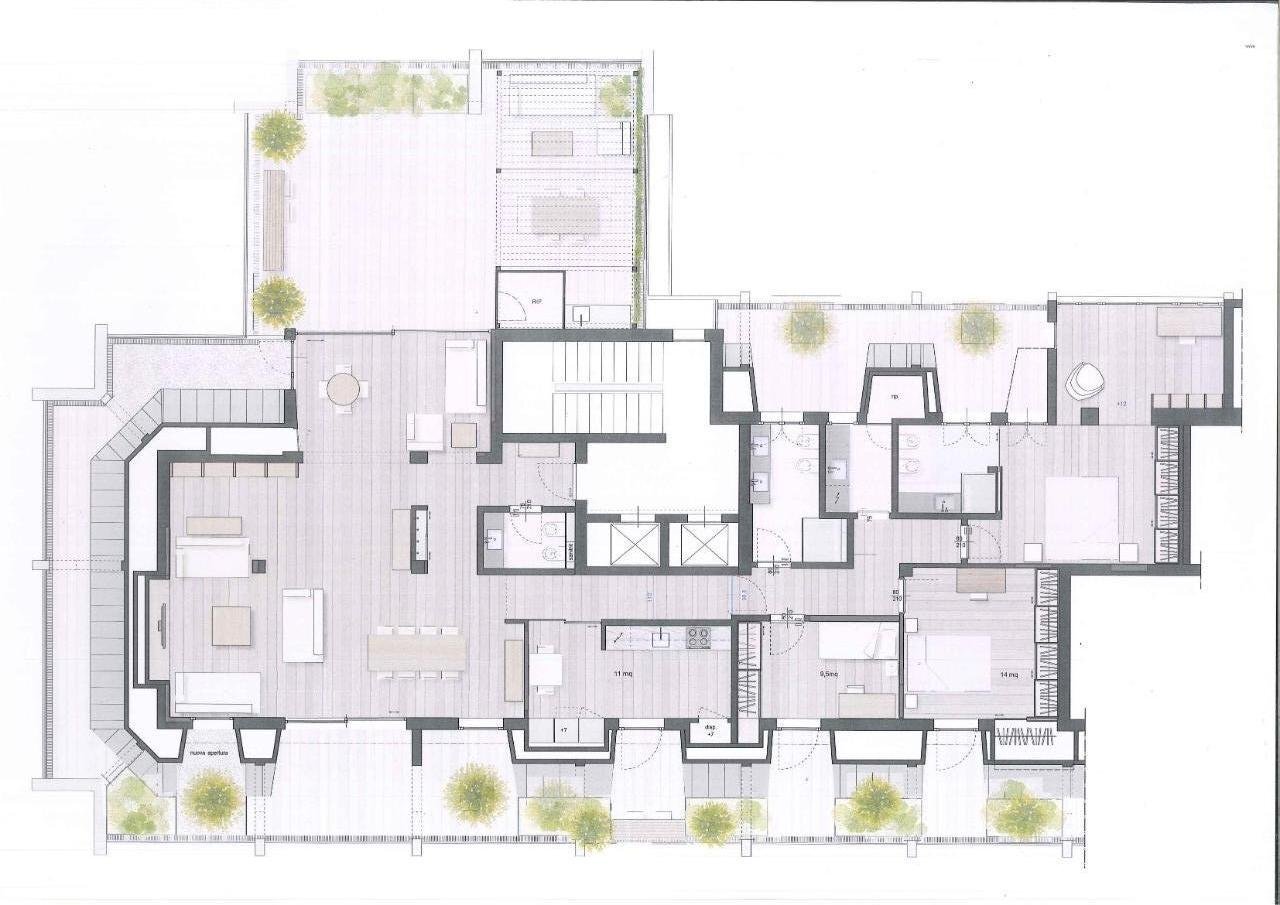 Attic Modena - floor plans 1