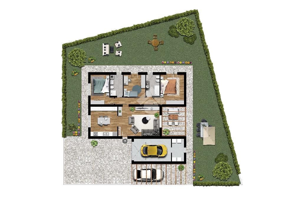 Casa indipendente Via Mascarino, Pieve di Cento - planimetria 1