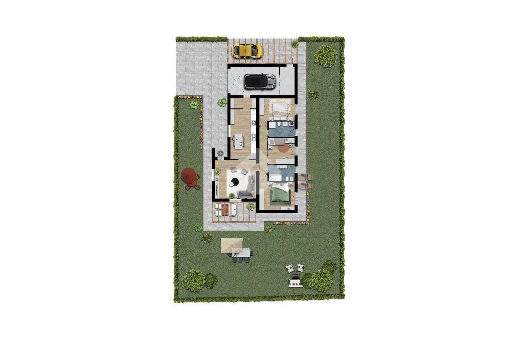 Independent house Via Mascarino, Pieve di Cento - floor plans 1