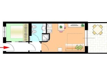 Planimetria - Bilocale strada Privata Serenella, 36, Sanremo - foto 17