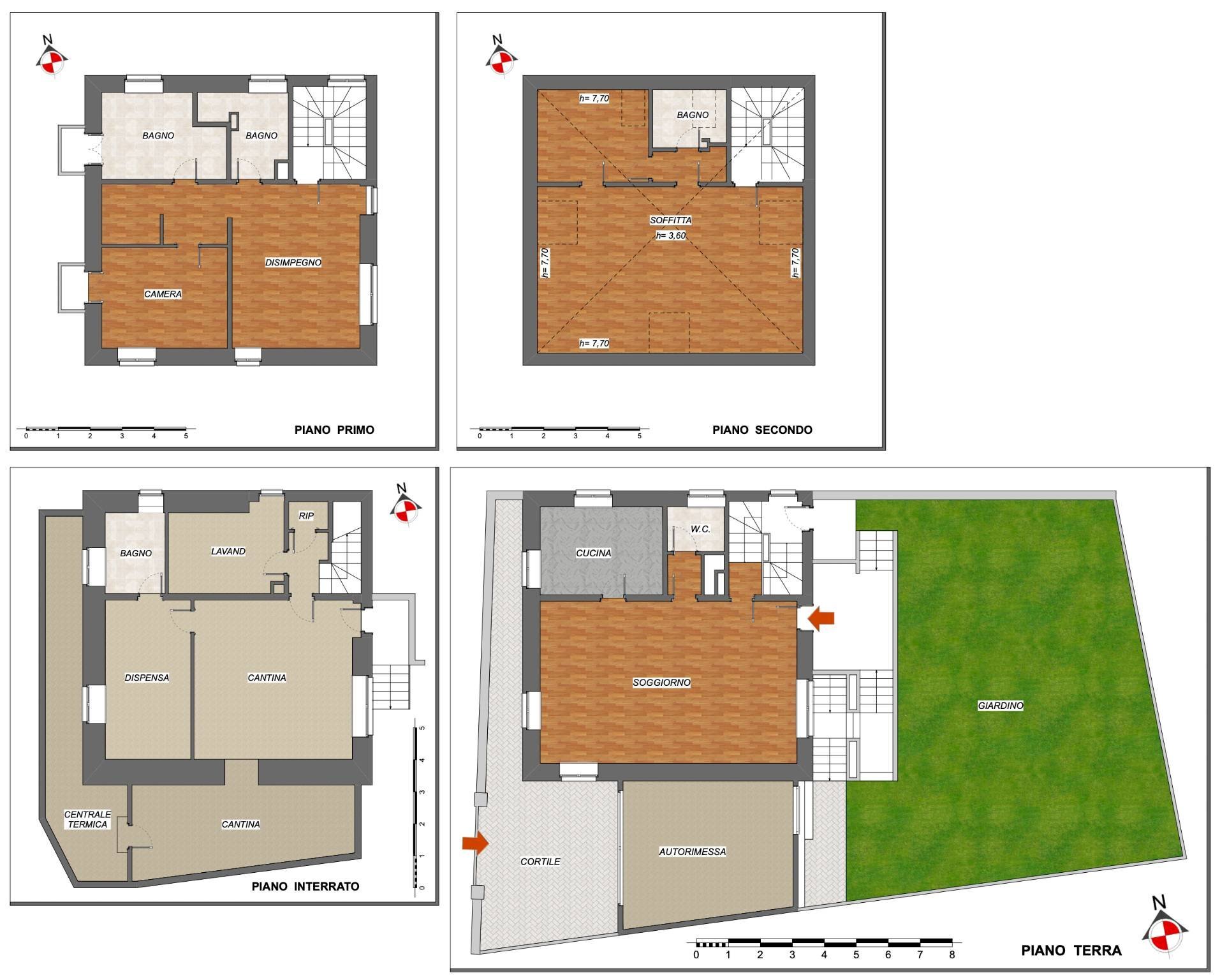 Villa Pinerolo - planimetria 1