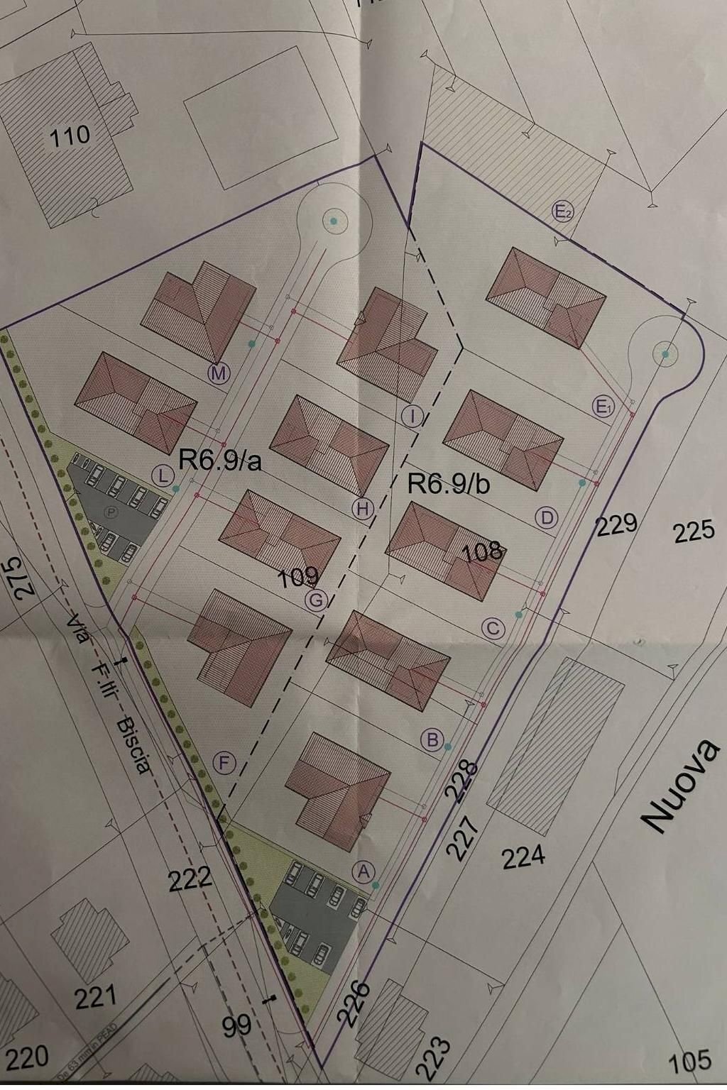 Building land strada Fratelli Biscia, 1, Villanova Mondovì - floor plans 1
