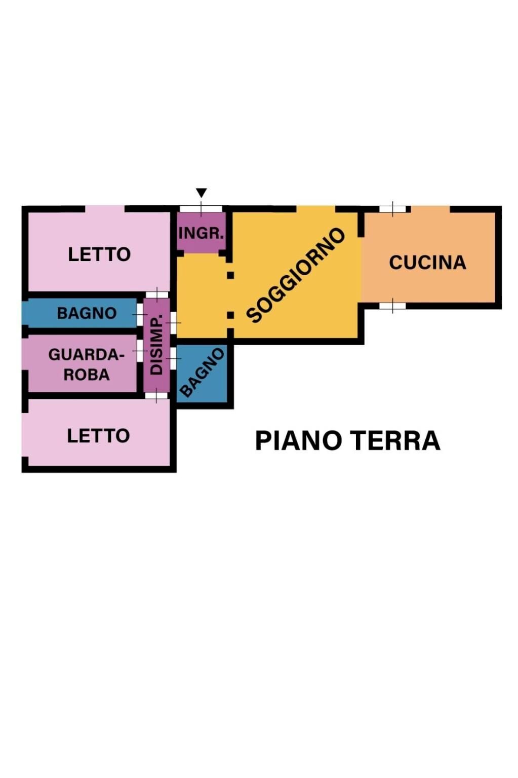 Villa via dei Visconti, Lugo - planimetria 1