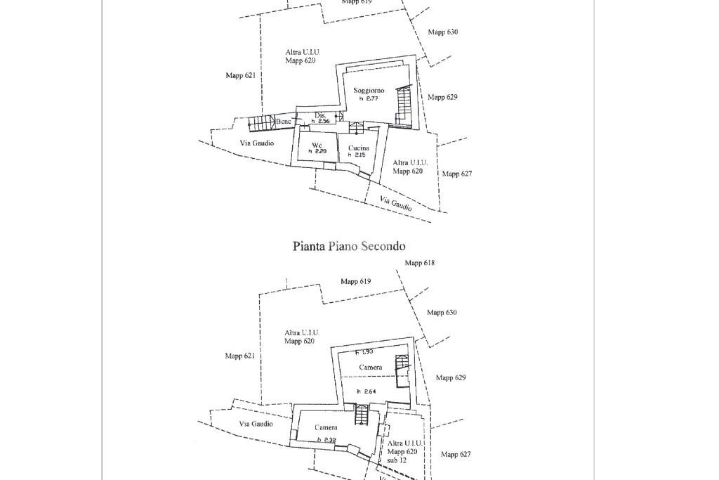 Rustic Via gaudio, Pietrabruna - floor plans 1