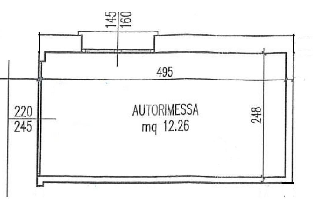 Box Via Aurelio Saffi, Bologna (neighborhood Saffi) - floor plans 1