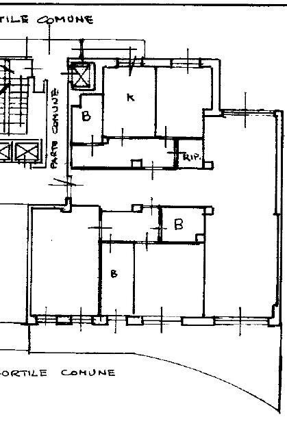 Quadrilocale piazza Esquilino, Milano - planimetria 1
