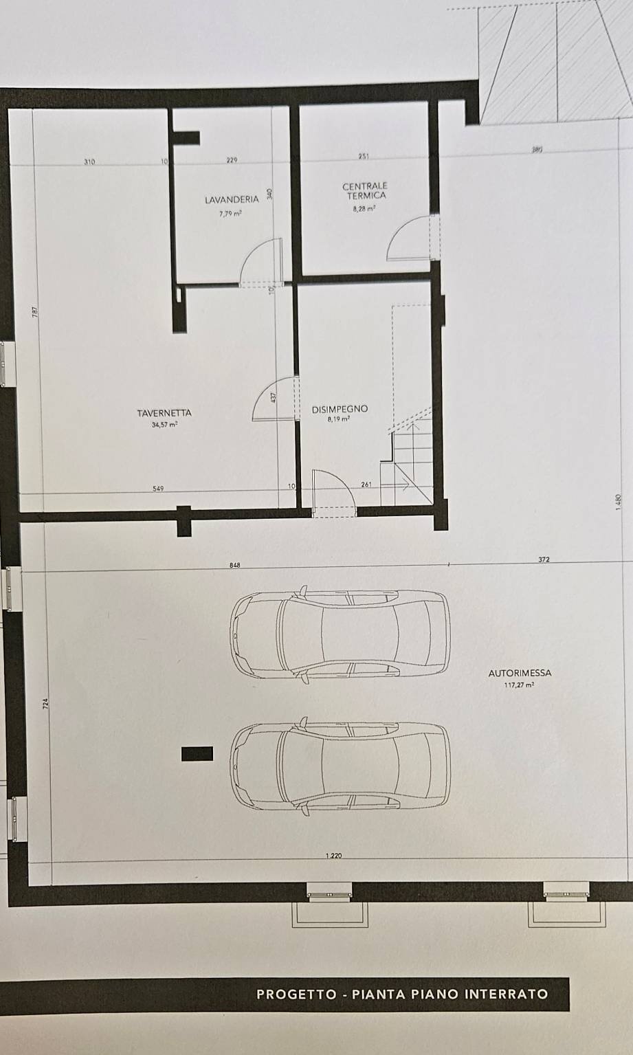 Villa strada Laverdina, Asti - floor plans 1