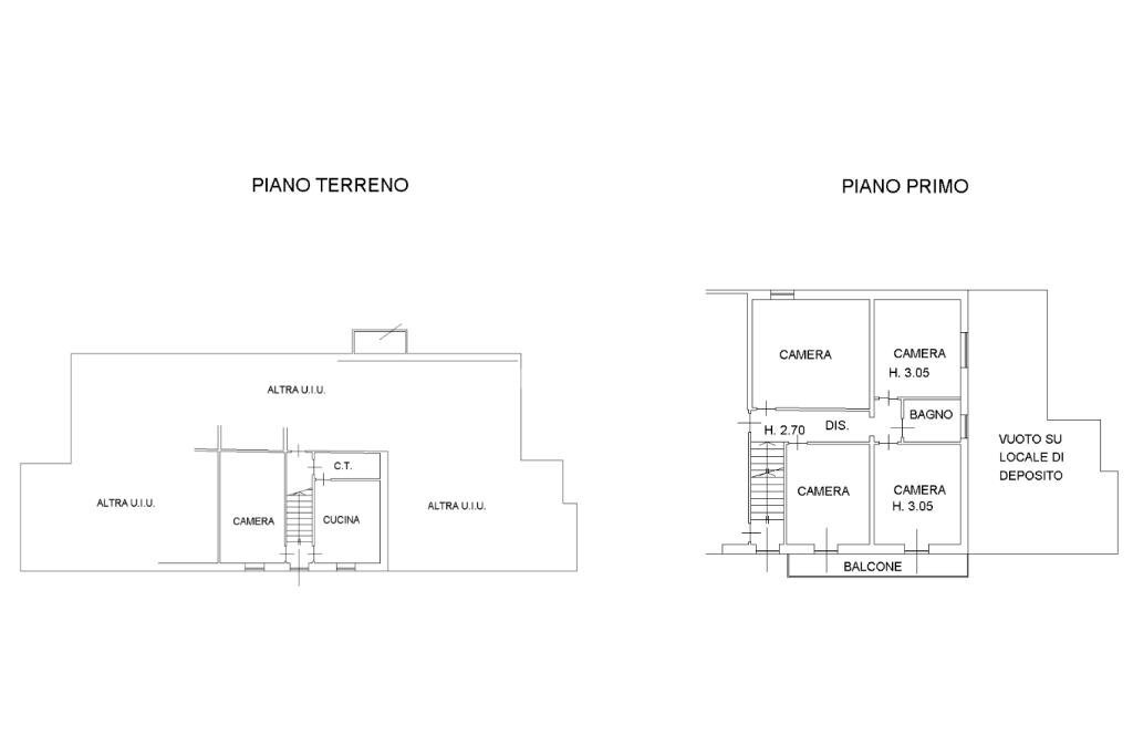 Rustico Via molino, Montaldo Torinese - planimetria 1