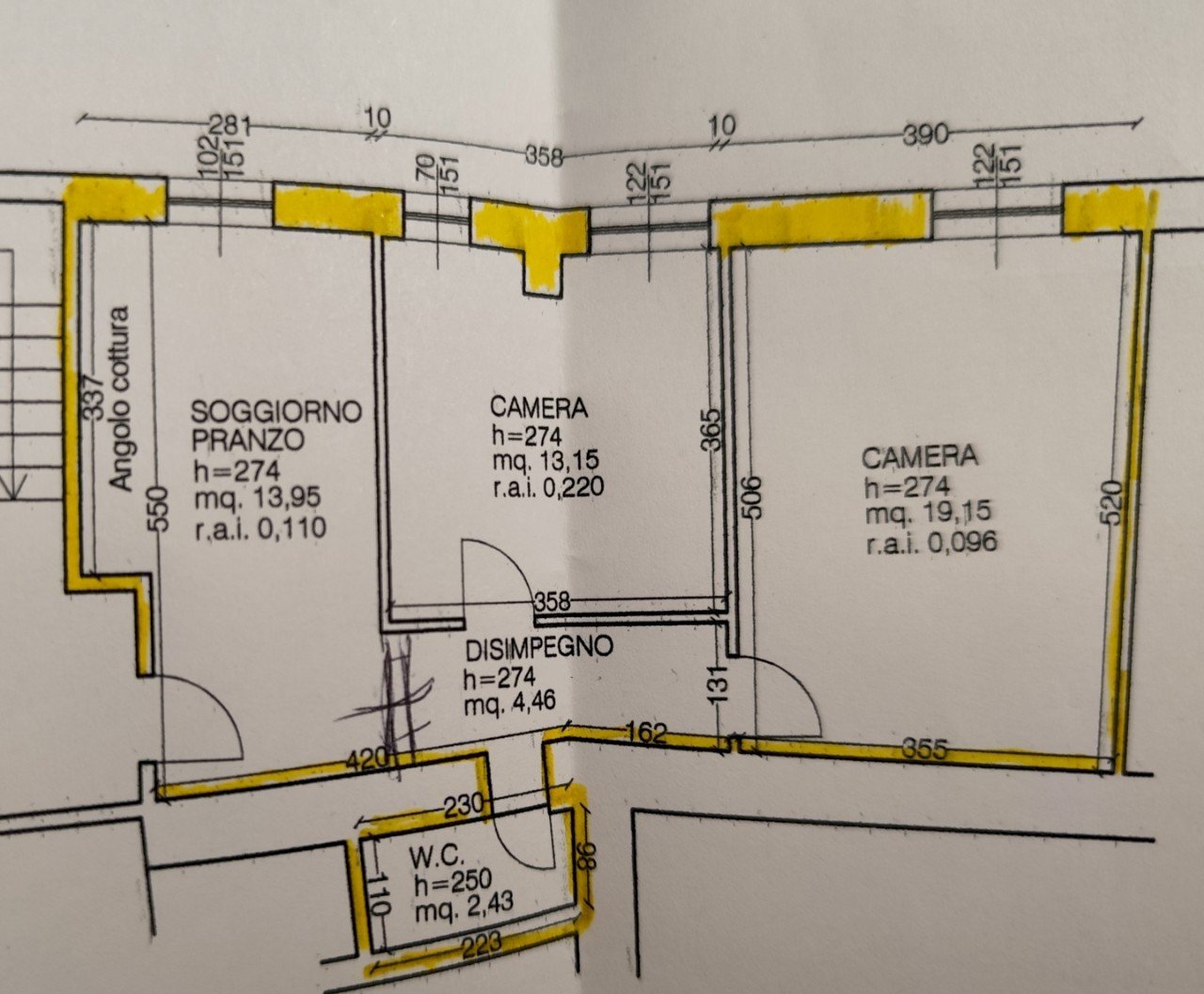 Apartment Salsomaggiore Terme - floor plans 1