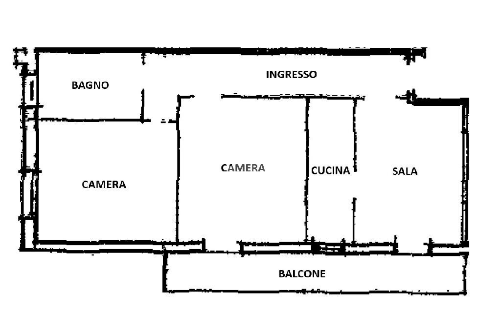 Trilocale Via Virgilio, Zola Predosa - planimetria 1