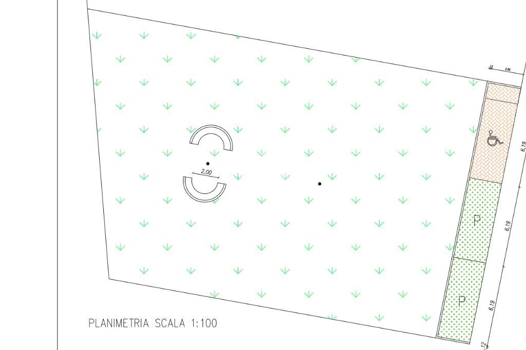 Building land Via Ludovico Ariosto, Bibbiano - floor plans 1