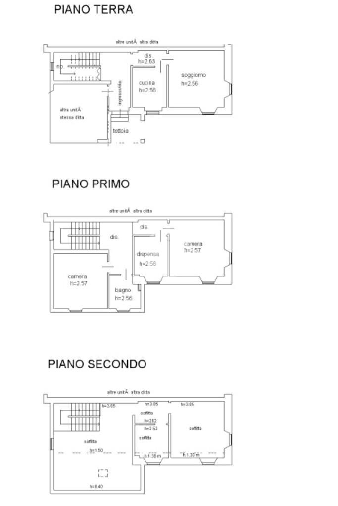 Casa semi indipendente Località Mossale, Corniglio - planimetria 1