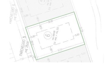 Planimetria - Terreno edificabile via Giuseppe Nanni, Verucchio - foto 1