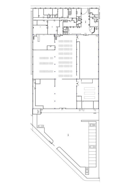 Capannone via Milano, Baranzate - planimetria 1