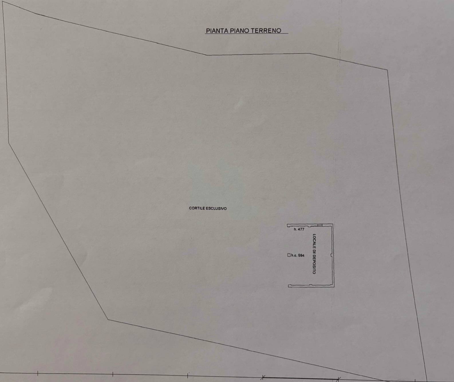 Rustico via Giovanni Priolo, 30, Pinerolo - planimetria 1