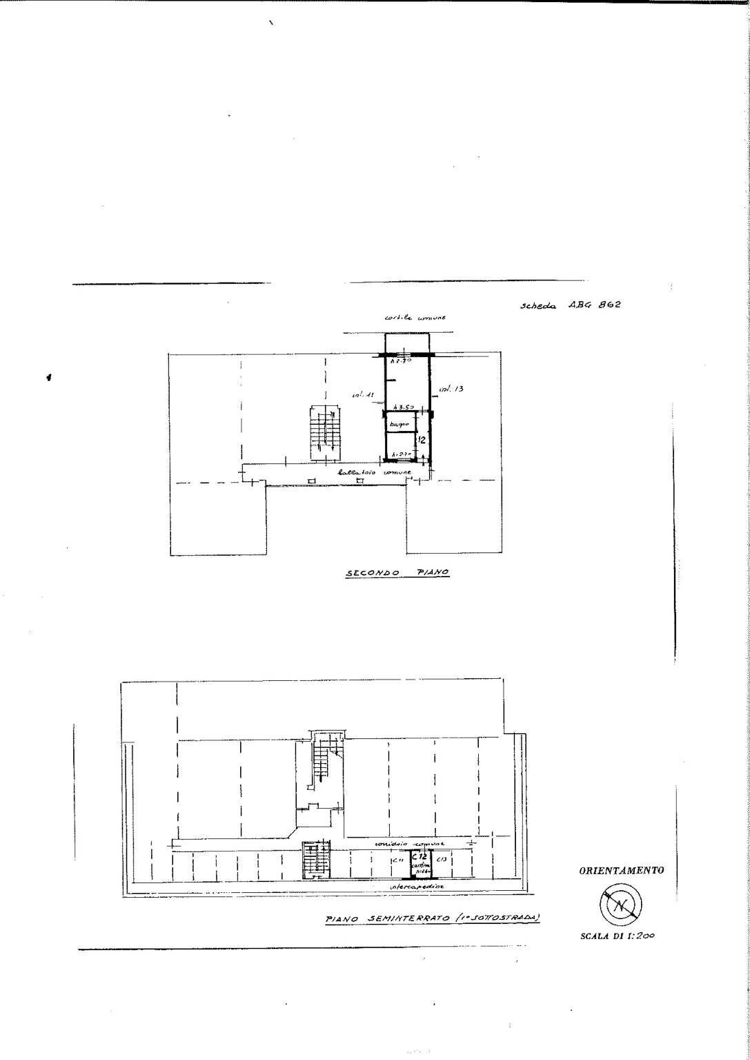 Two-room apartment via Sant'Anna, 30, Roburent - floor plans 1