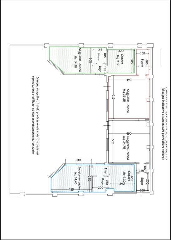 Planimetria - Loft via Cumiana, 26, Torino - foto 3