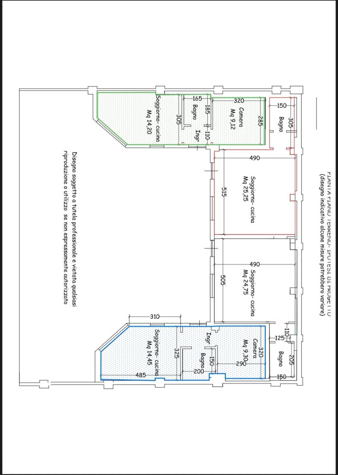Loft via Cumiana, 26, Torino - planimetria 1